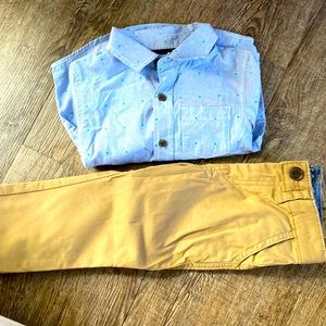 4/$20 Boys Cat & Jack matching outfit